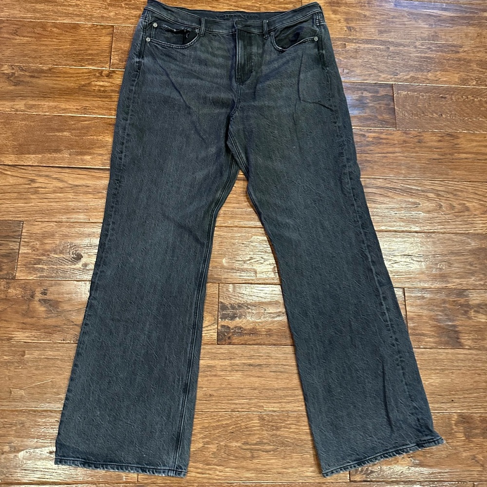 American eagle dark black jeans